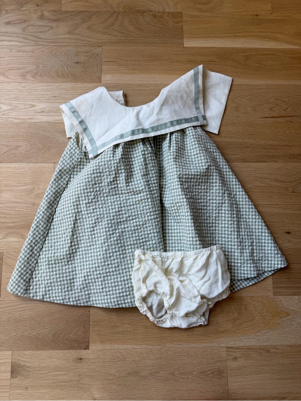 Noralee gingham sailor dress